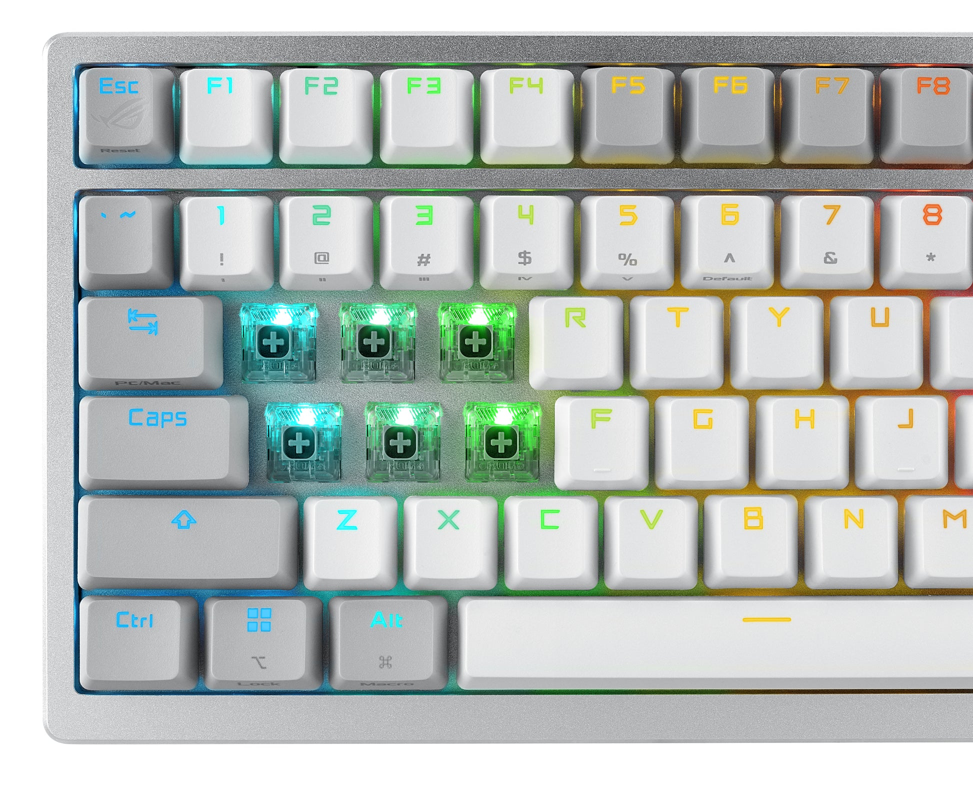 ASUS ROG Azoth – Tastatur, für Windows, Mac, weiss