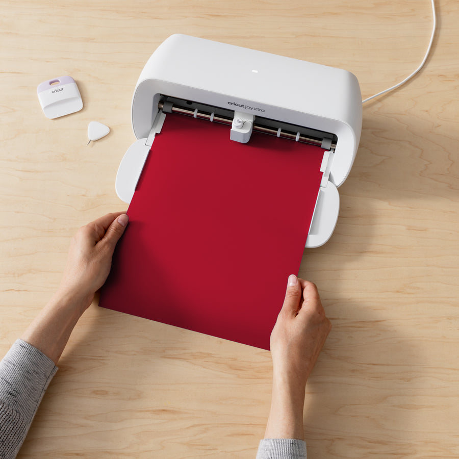 Cricut Vinylfolie matt – Rot – 24,1 × 91,4 cm – für Joy Xtra Schneideplotter