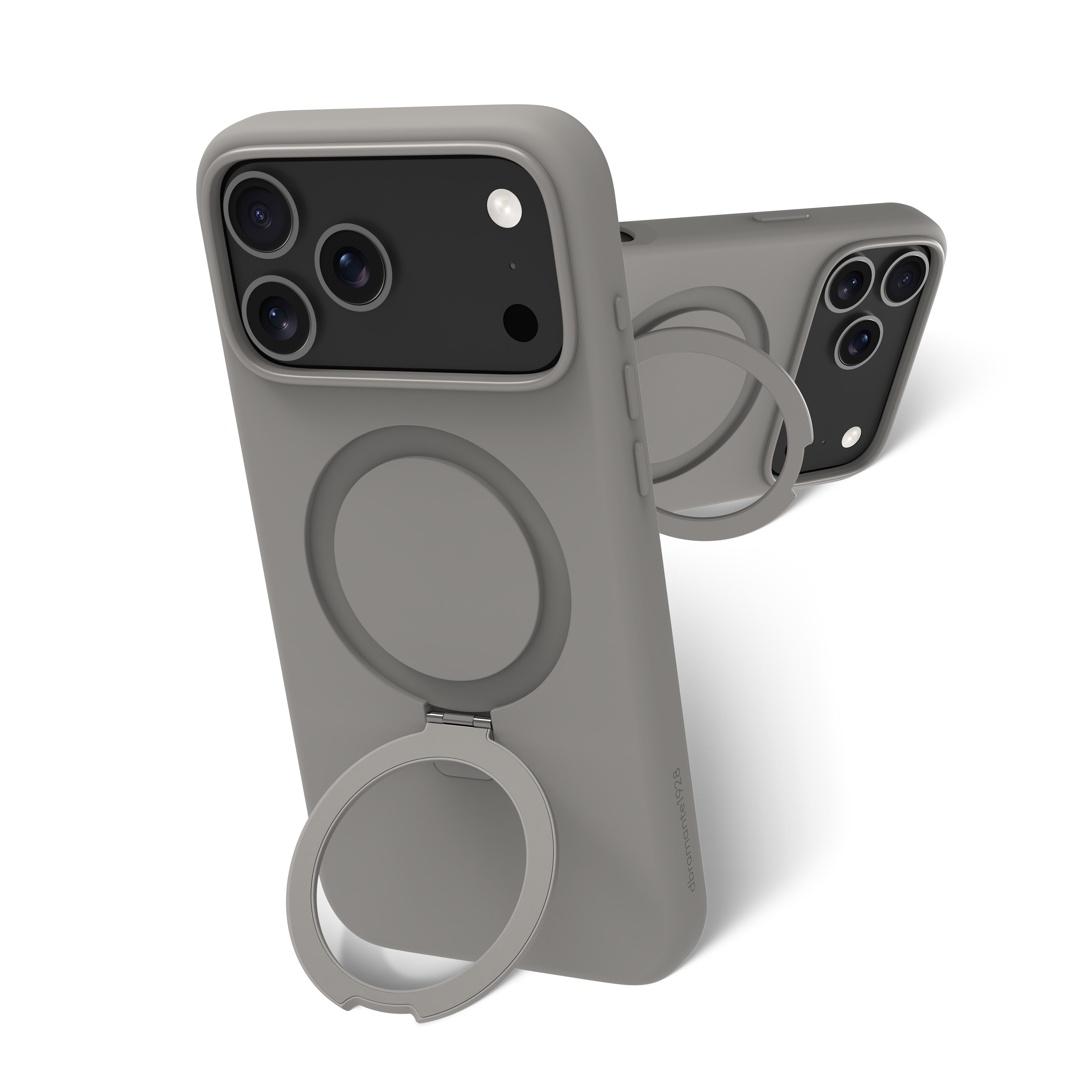 dbramante1928 Roskilde MS Kick ICON Backcover – für Apple iPhone 17 Pro Max – Hellgrau, bis 1,2 m sturzsicher