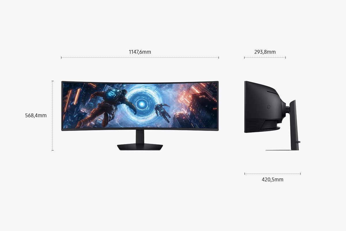 Samsung S49FG912EU – Monitor, 49" 5120 × 1440 (Dual QHD), LCD, Schwarz