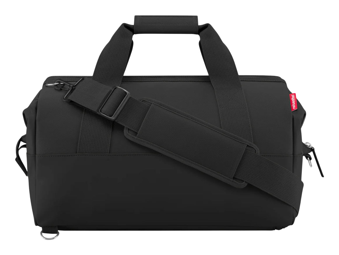 Reisenthel Sporttasche Allrounder M – 23 l, aus rPET, schwarz, 45 × 33 × 30 cm