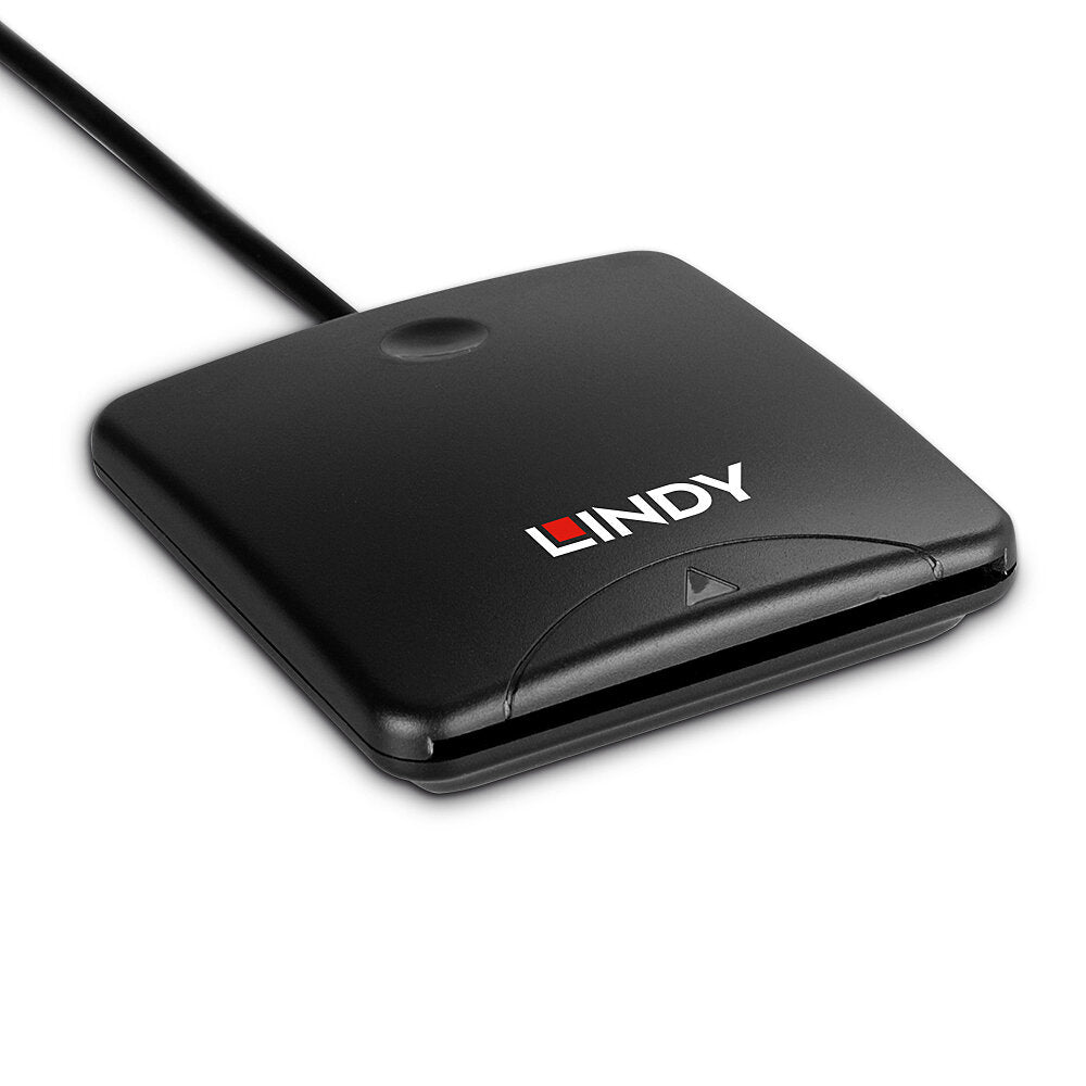 Lindy Smartcard-Leser – USB 2.0, Schwarz