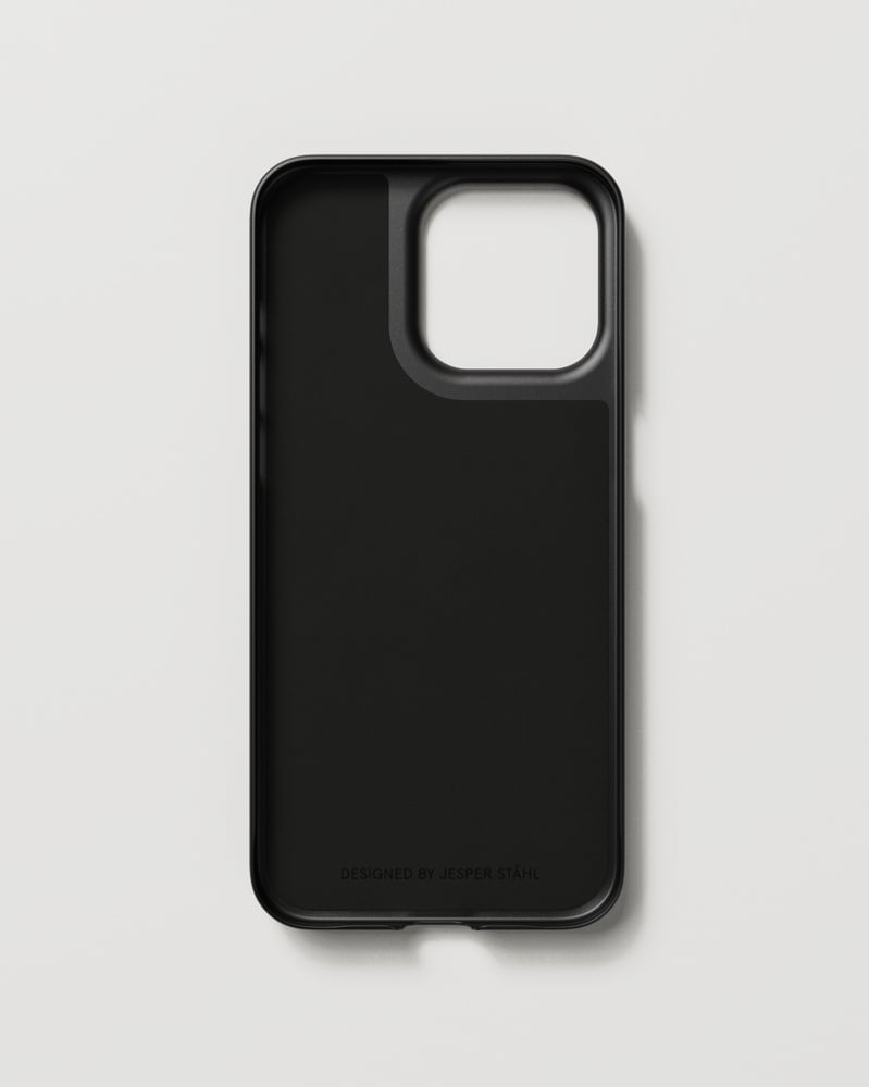 Nudient Backcover – für Apple iPhone 15 Pro Max, MagSafe, Kunststoff, Ink Black