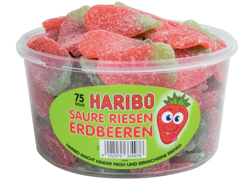 Haribo Saure Wilde Erdbeeren Fruchtgummi – 1,2 kg