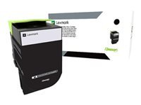 Lexmark Toner 700X1 – Schwarz, 8000 Seiten – für Lexmark CS510
