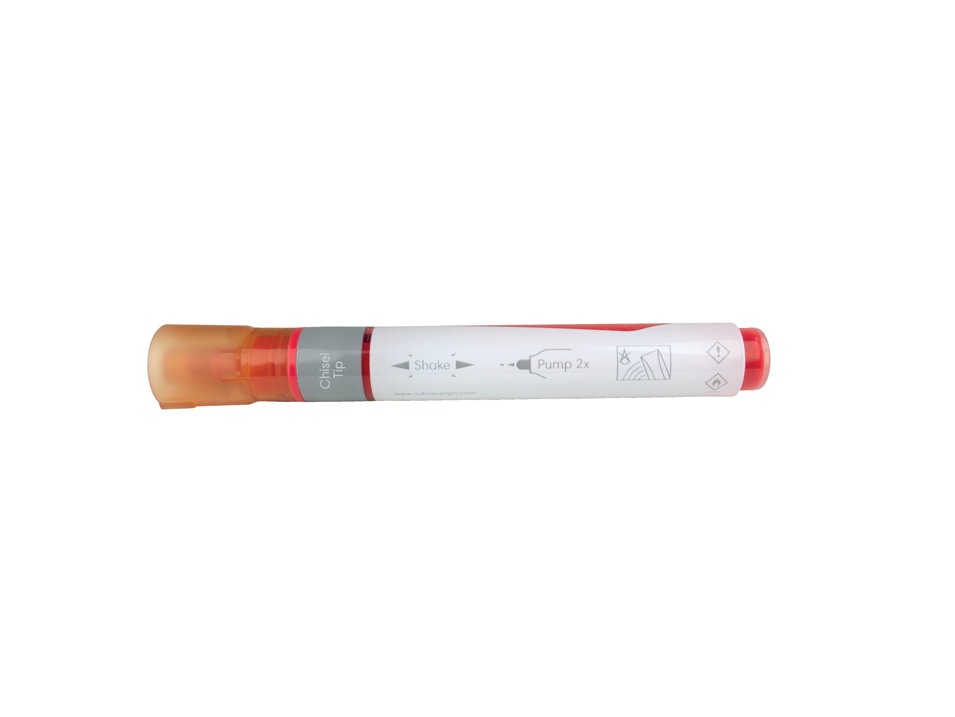 Nobo Nicht-permanenter Marker N-Marker Viscom – fein 4 mm – rot – 10er-Set – trocken abwischbar