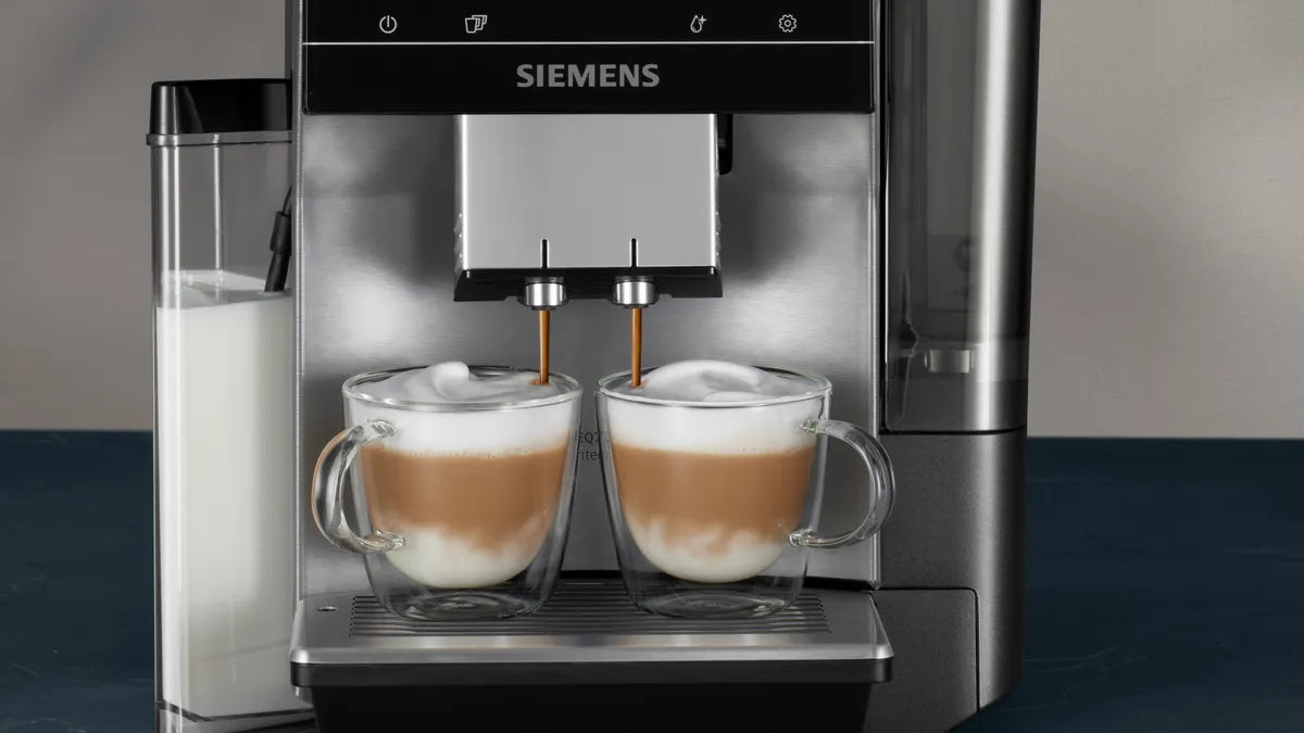 Siemens EQ700 TQ717D03 Kaffeevollautomat – 19 bar, 2,4 l, 320 g, Keramik-Mahlwerk, Edelstahl