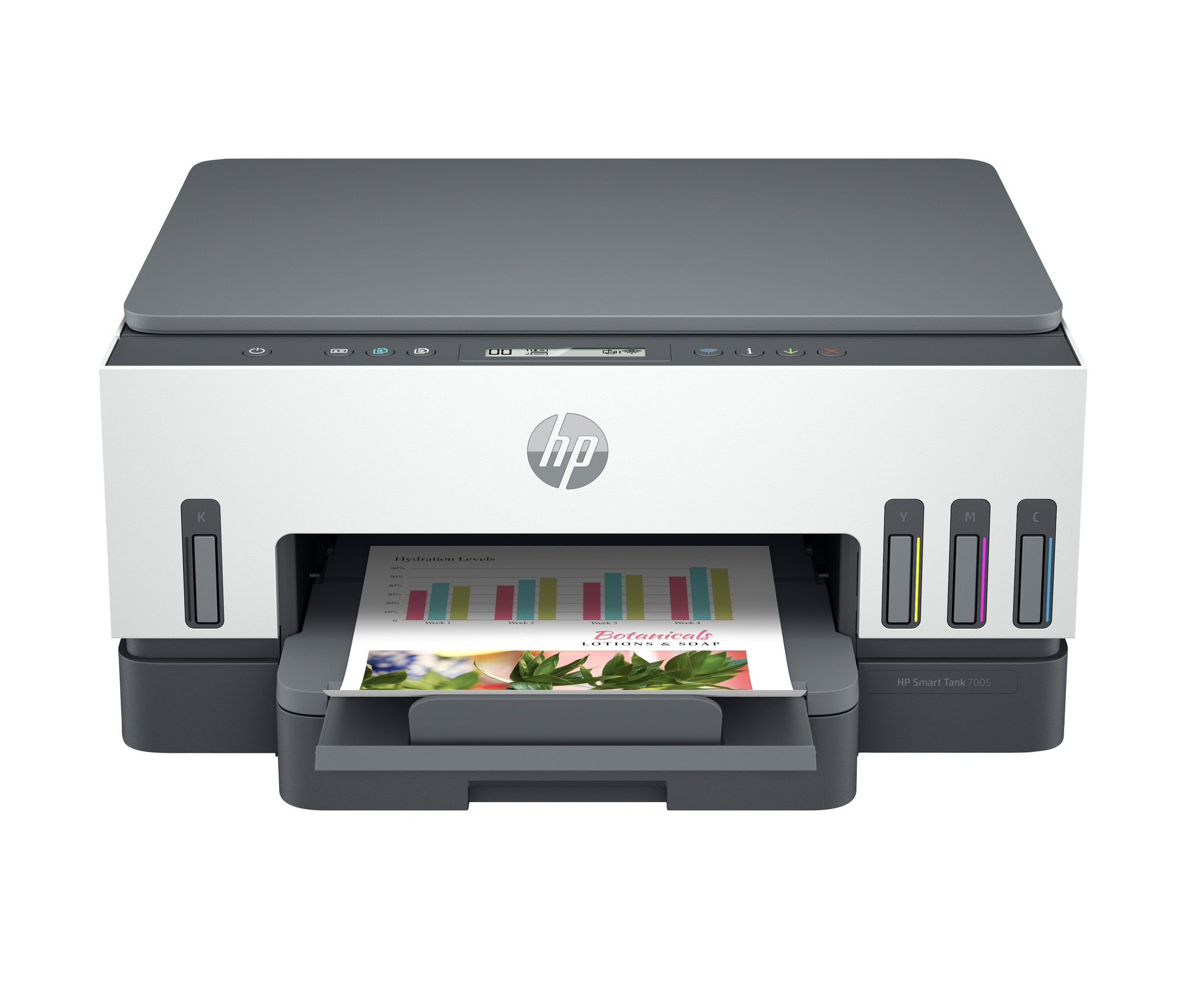 HP Smart Tank 7008 – Farbtintenstrahl-Multifunktionsdrucker, A4, 3-in-1, Duplex, WLAN, AirPrint, Mopria