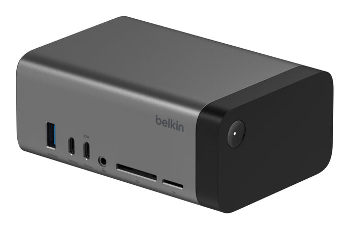 Belkin Connect 11in1 Multiport-Adapter – USB-C, DP, 2× HDMI, 1× USB-A, 96 W PD, GbE, SD/microSD, 3,5 mm Audio