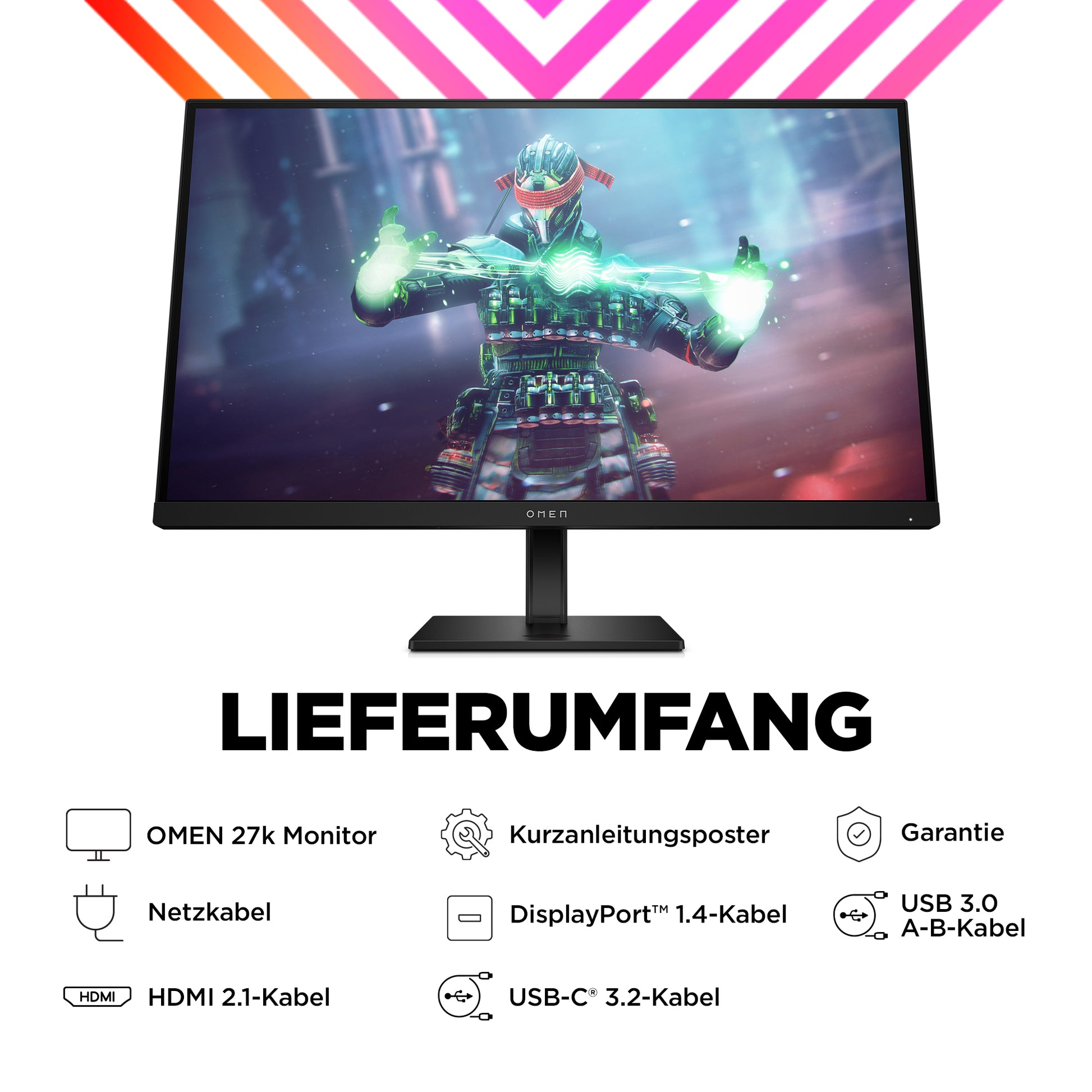 HP OMEN 27k – Monitor, 27", IPS, 144 Hz
