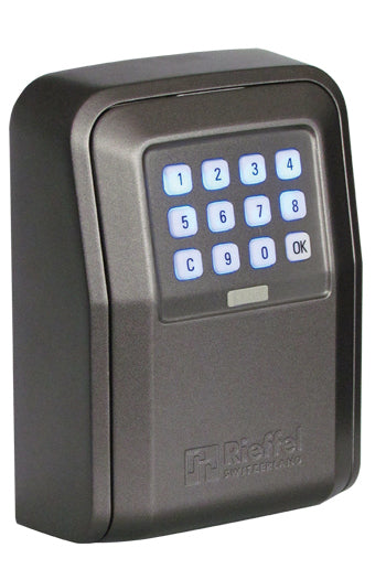 Rieffel KSB-ELO XL – Schlüsseldepot, für 25 Schlüssel, Zahlenschloss, wetterfest (IP65), 105 × 55 × 145 mm