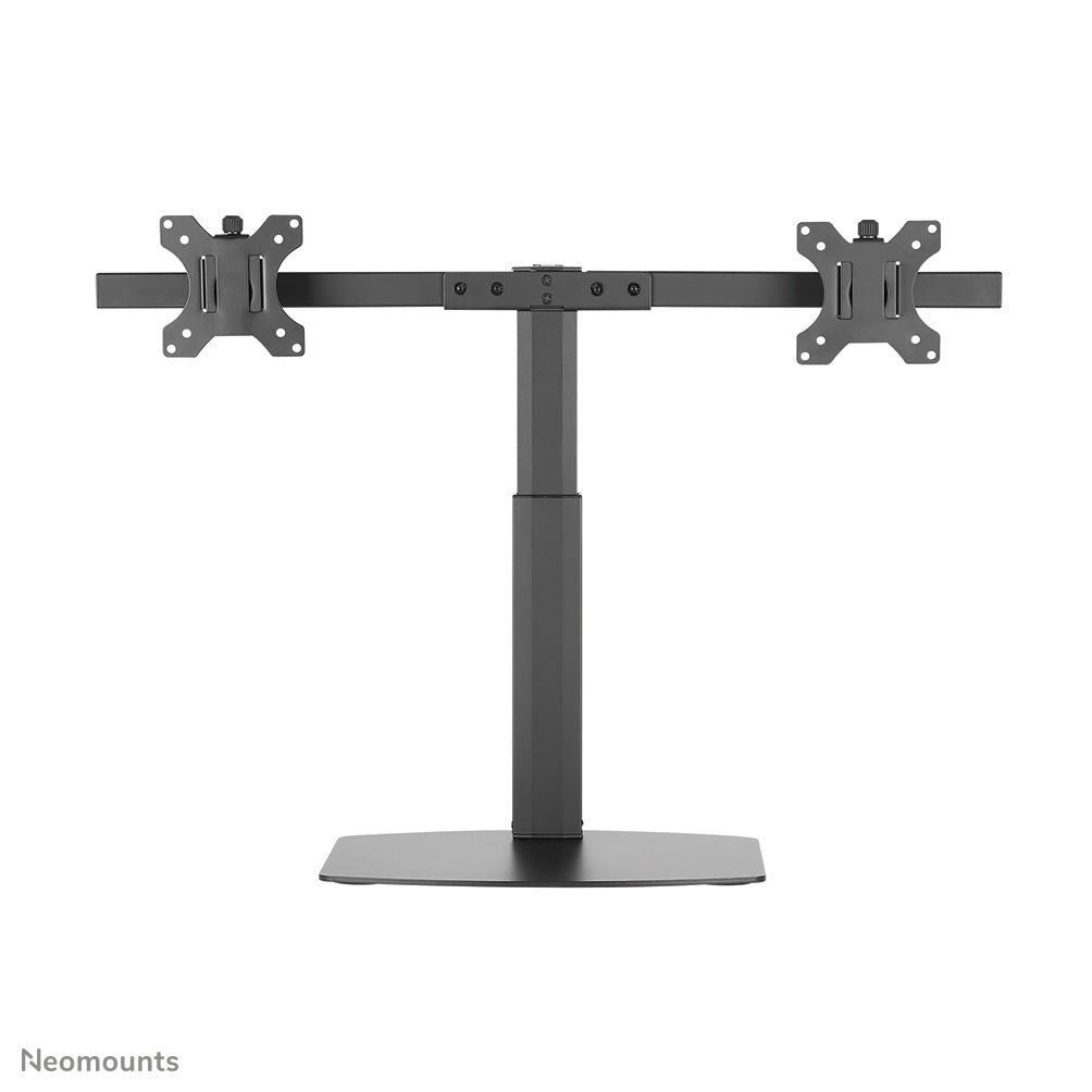 Neomounts Tischhalterung, Dual, Standfuss, bis 27", höhenverstellbar, neigen/schwenken/drehen, schwarz