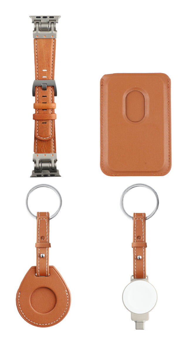 4smarts Kunstleder, Cognac, für Apple Watch