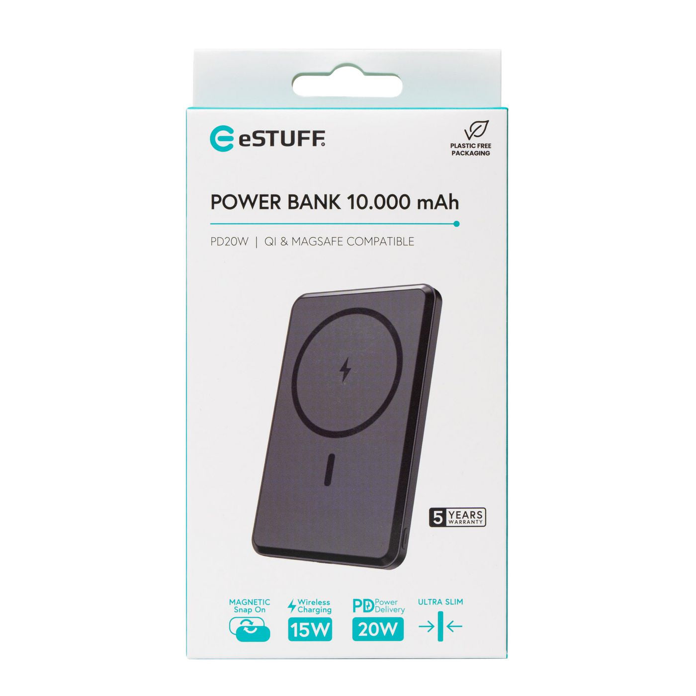 eSTUFF Powerbank 10000 mAh, PD 20 W