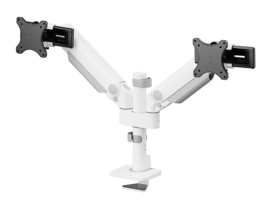 Neomounts DS65S-950Wh2 Full Motion Dual – Monitorarm, Dual, Tischklemme, bis 34", VESA 75 × 75/100 × 100 mm