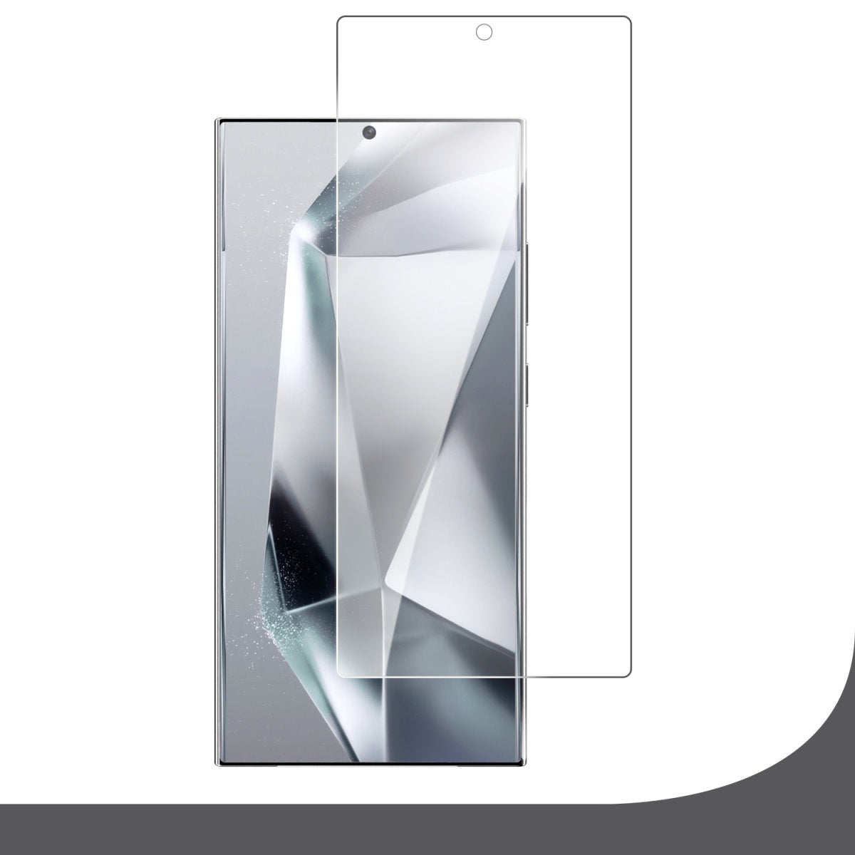 4smarts Displayschutz (Panzerglas), Case Friendly – für Galaxy S25 Ultra