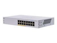 Cisco CBS110 – Switch – 16×GbE, L2, 8×PoE, 64 W, 1U