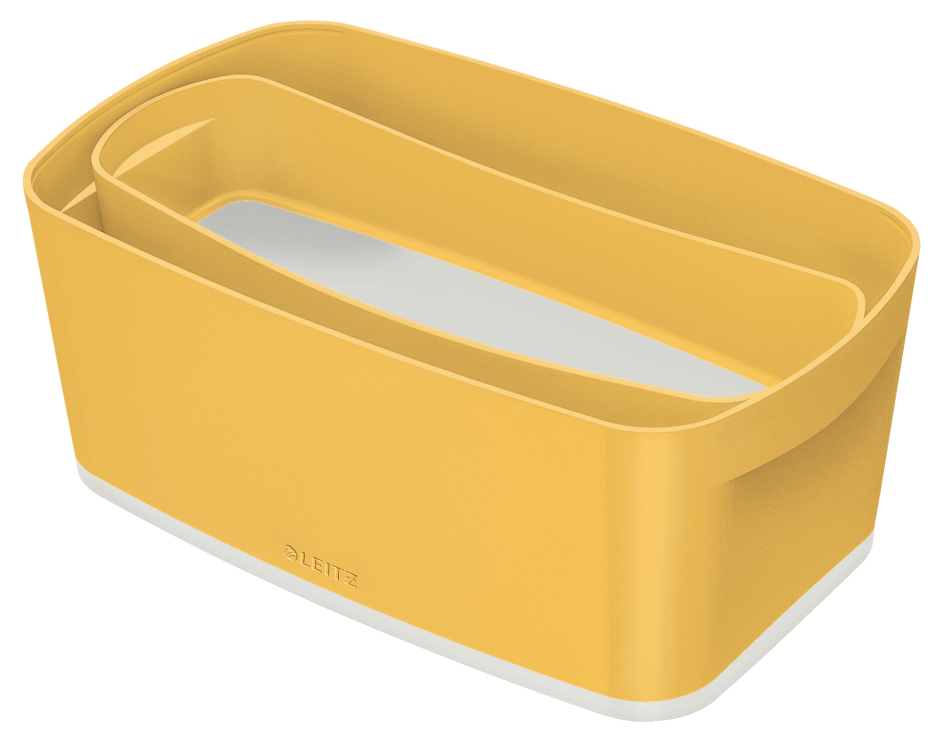 Leitz Aufbewahrungsbox – 5 l, mit Deckel, Gelb, Polystyrol (PS), B 318 × H 128 × T 191 mm