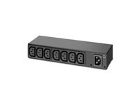 APC Basic Rack-PDU 2300 W – C13×8 – 120–240 V/10 A Eingang – 0U/1U – Schwarz