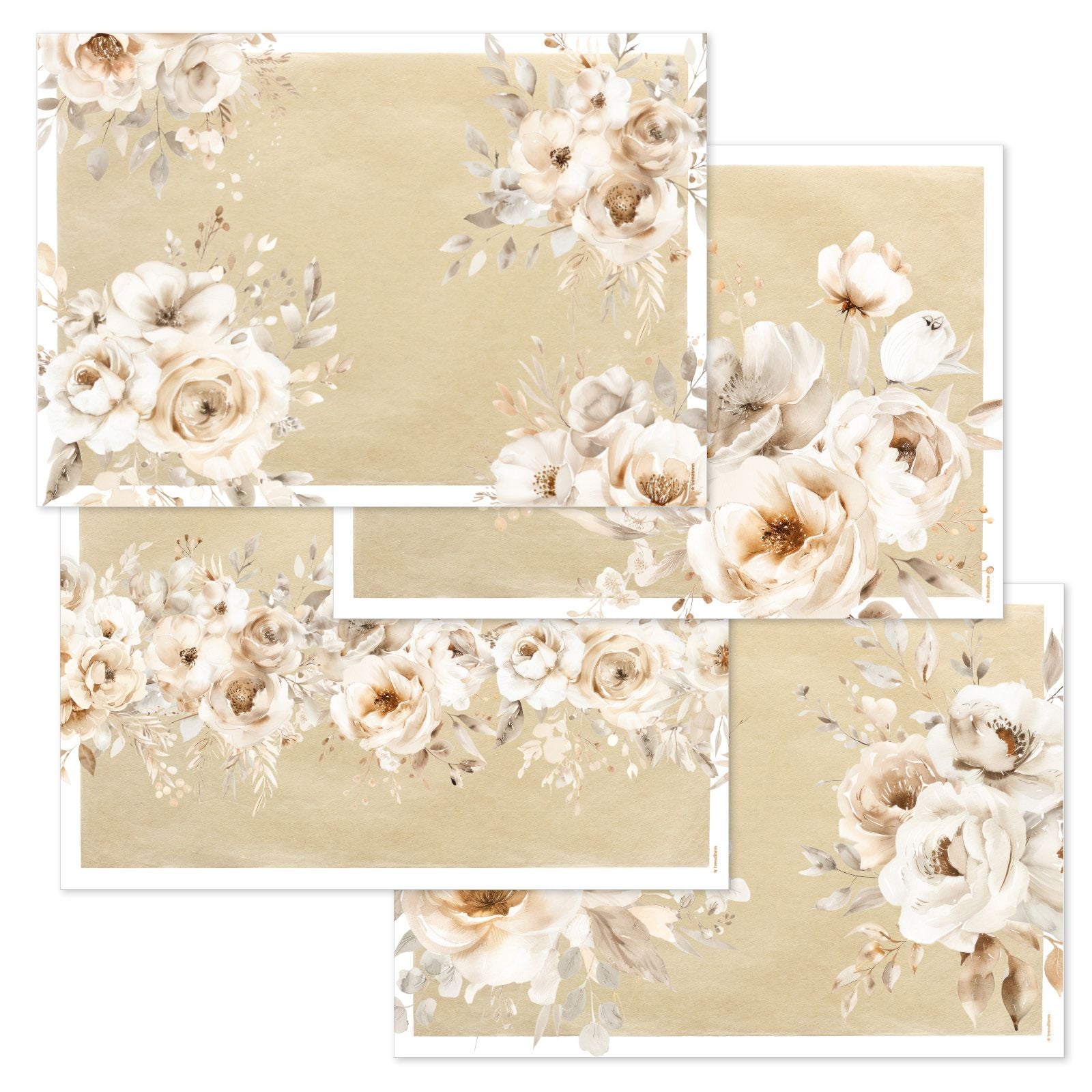 Trendform Tischset Blume, 42 × 29,7 cm – FSC – 6 Stk.