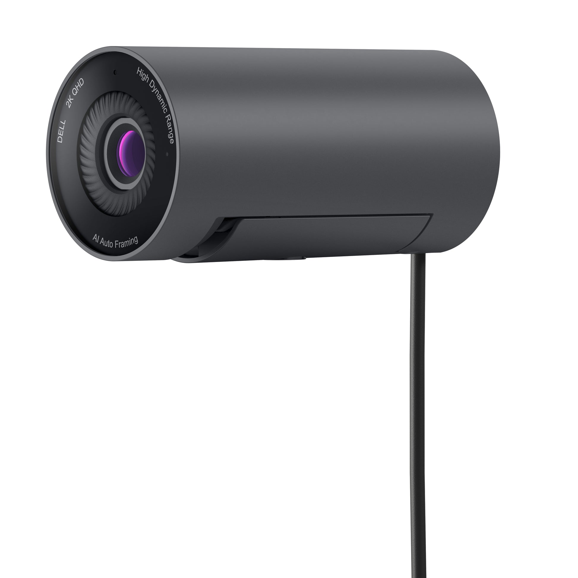 Dell Pro Webcam WB5023 – Webcam für Windows 10/11, macOS 11–13 – 2K QHD, bis 60 fps, USB‑A, Schwarz