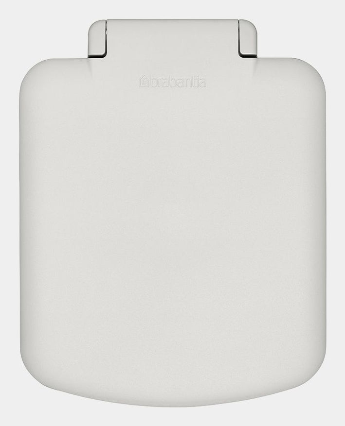 Brabantia Treteimer StepUp – 25 l – Recycling-Kunststoff, rechteckig – hellgrau
