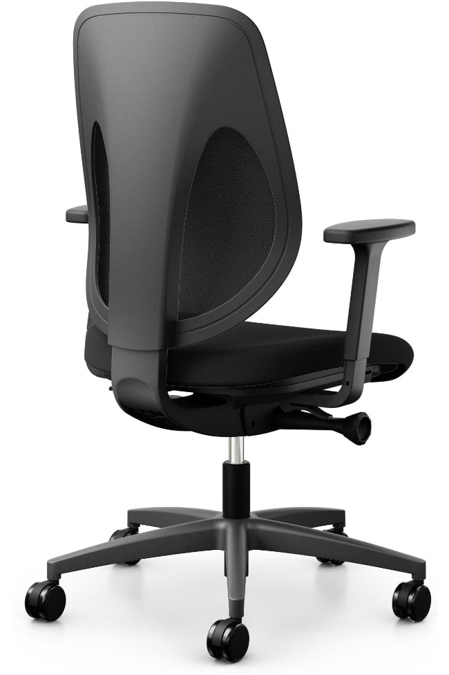 Giroflex Bürostuhl 353 – Sitzhöhe 39–51 cm, 120 kg, Schwarz