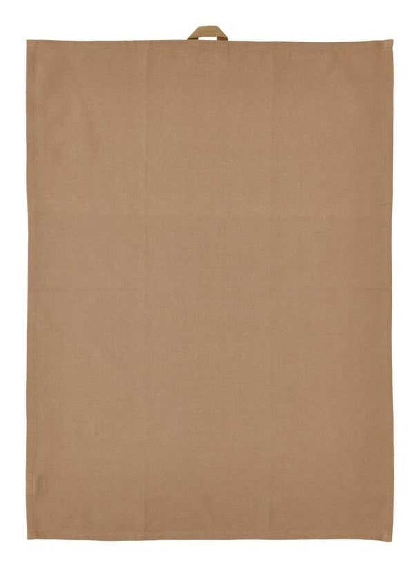 Södahl Geschirrtuch Bubbles – 50 × 70 cm, Dunkelbraun, Baumwolle, 2er-Set, OEKO-TEX