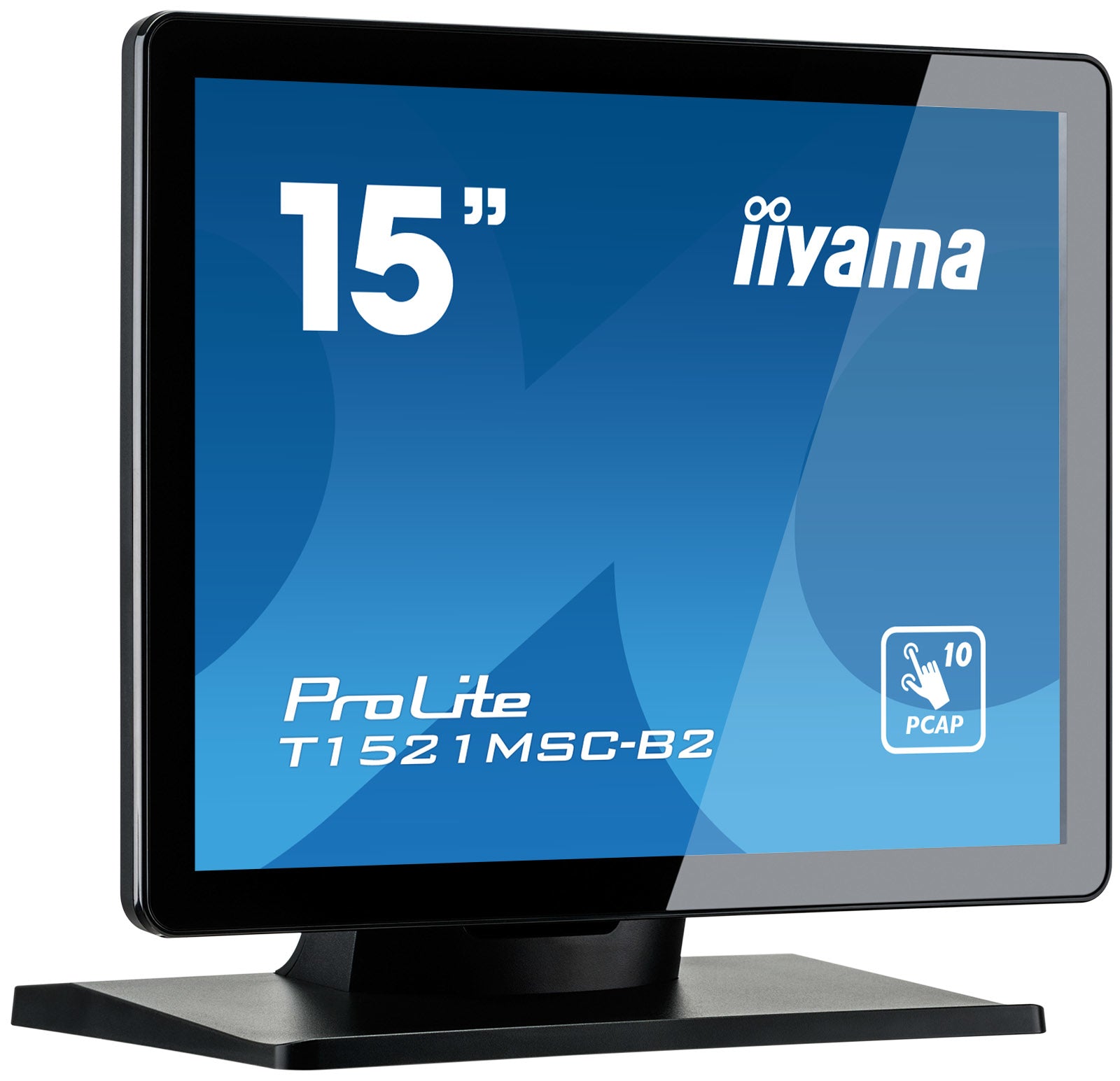 iiyama T1521MSC-B2 15" PCAP 10-Touch – Zero-Bezel
