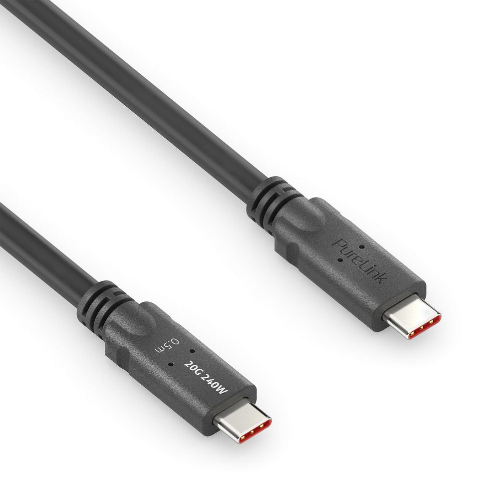 PureLink USB-Kabel, USB-C zu USB-C, 0,5 m, Lade-/Datenkabel, MicroX4