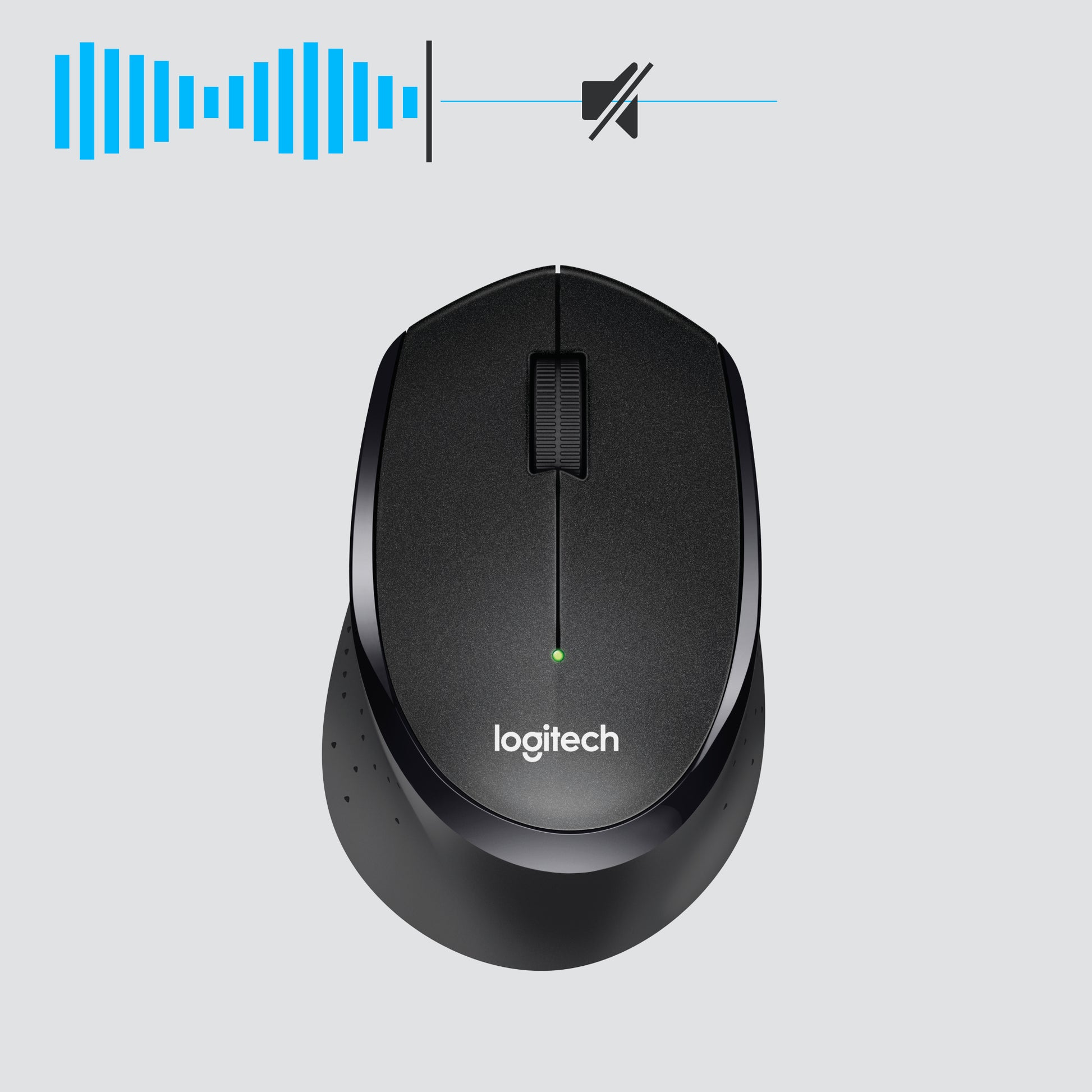 Logitech M330 – Maus – Kabellos (2,4 GHz, USB-Dongle) – 1000 DPI – Rechtshänder – Schwarz