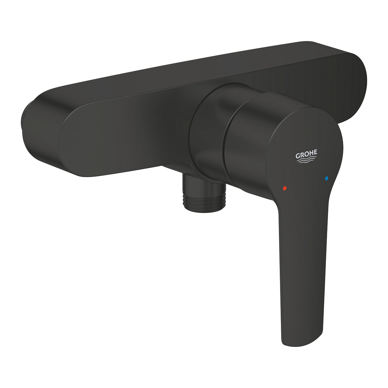 GROHE Start Badebatterie (Unterputz) – 15,3 cm, Metall, Schwarz