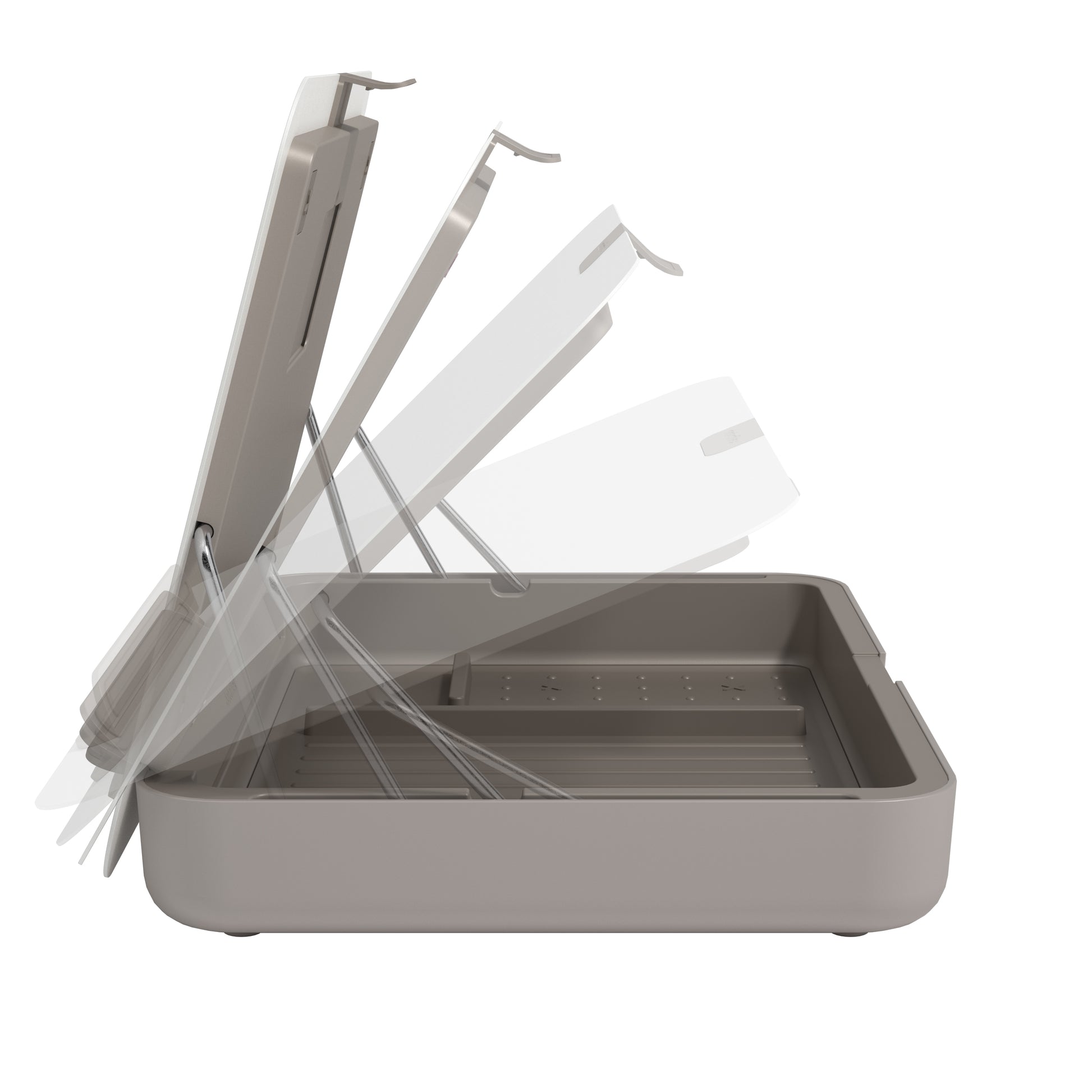 Dataflex Laptop-Ständer – bis 15" – höhenverstellbar, 6 kg Tragkraft – Weiss