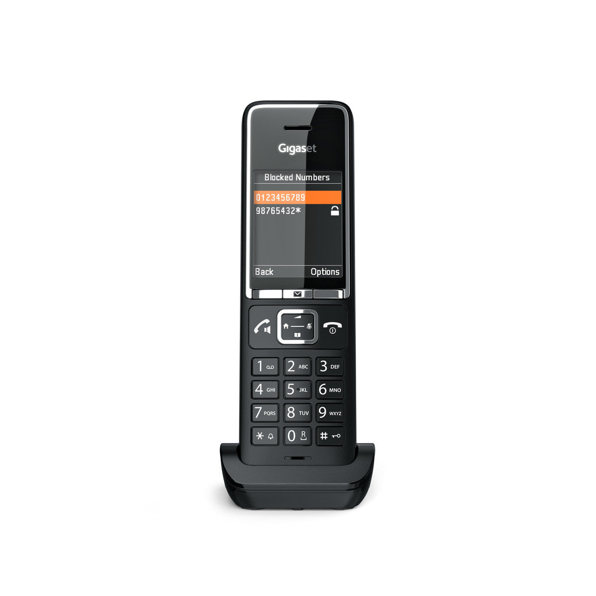 Gigaset Comfort 550 HX – WLAN-Telefon (Handgerät), Zusatzmobilteil mit Ladeschale, Schwarz