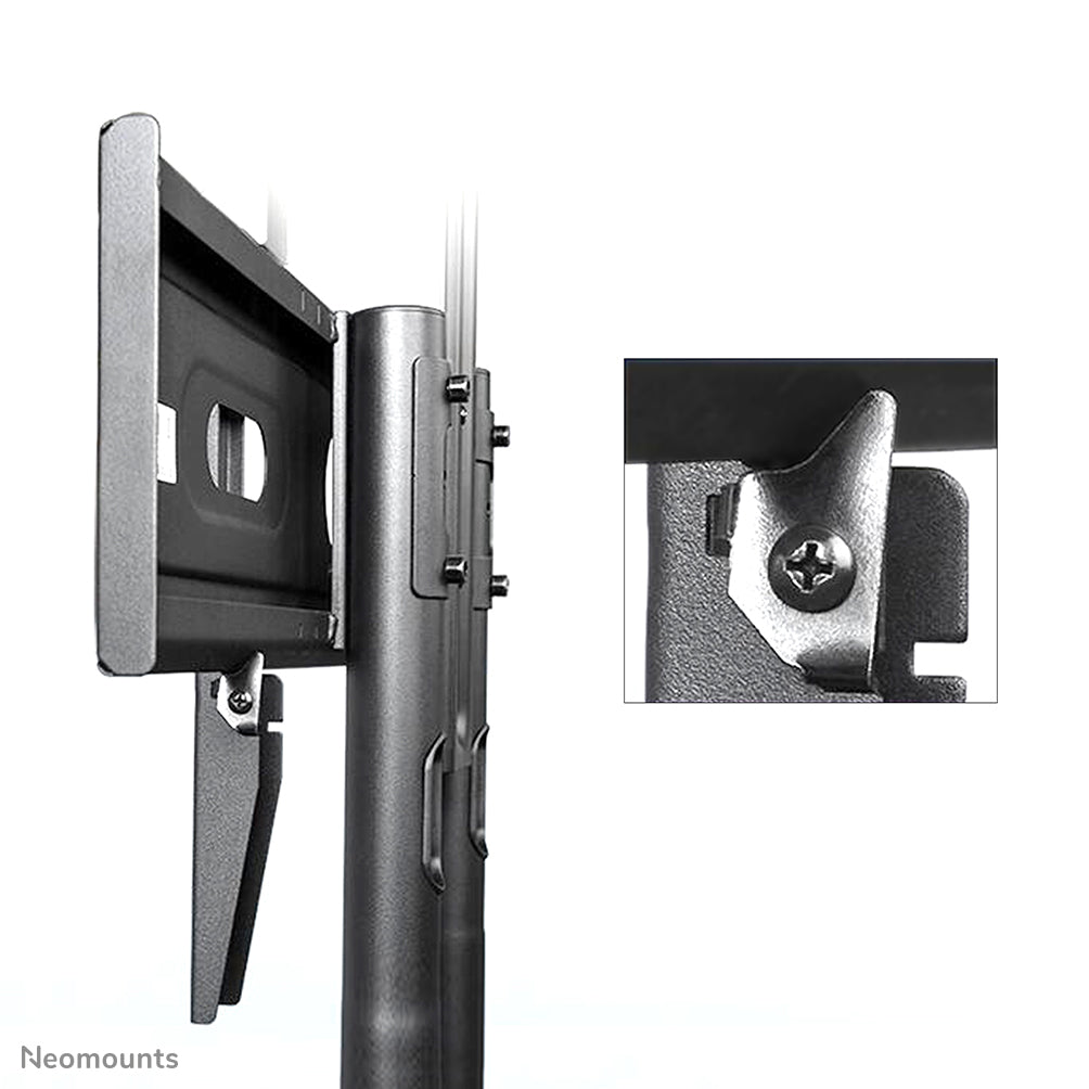 Neomounts NM-M1700BLACK – Trolley, höhenverstellbar, für 32–75", VESA 200×200–600×400, bis 50 kg, schwarz