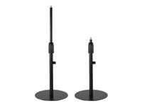 Kensington A1010 – Mikrofonstativ, Höhe 318–483 mm, für Mikrofone, Webcams und Beleuchtung, Schwarz