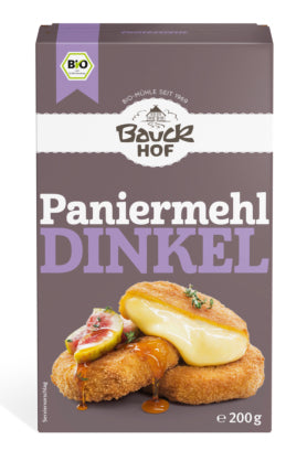 Bauck Mühle Dinkel-Paniermehl – Bio, vegan – 200 g