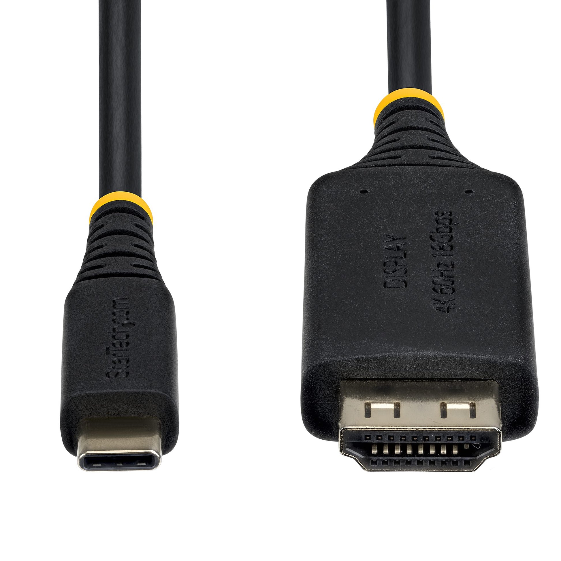 StarTech.com 3M-USBC-HDMI-4K60-G Kabel USB-C zu HDMI – 4K (3840 × 2160) @ 60 Hz, HDMI 2.0, HDR – 3 m – Schwarz