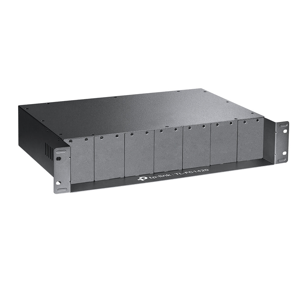 TP-Link FC1420 – Rack-Montagekit – 19", 2U, Platz für bis zu 14 Medienkonverter, für TP-Link FC-Serie