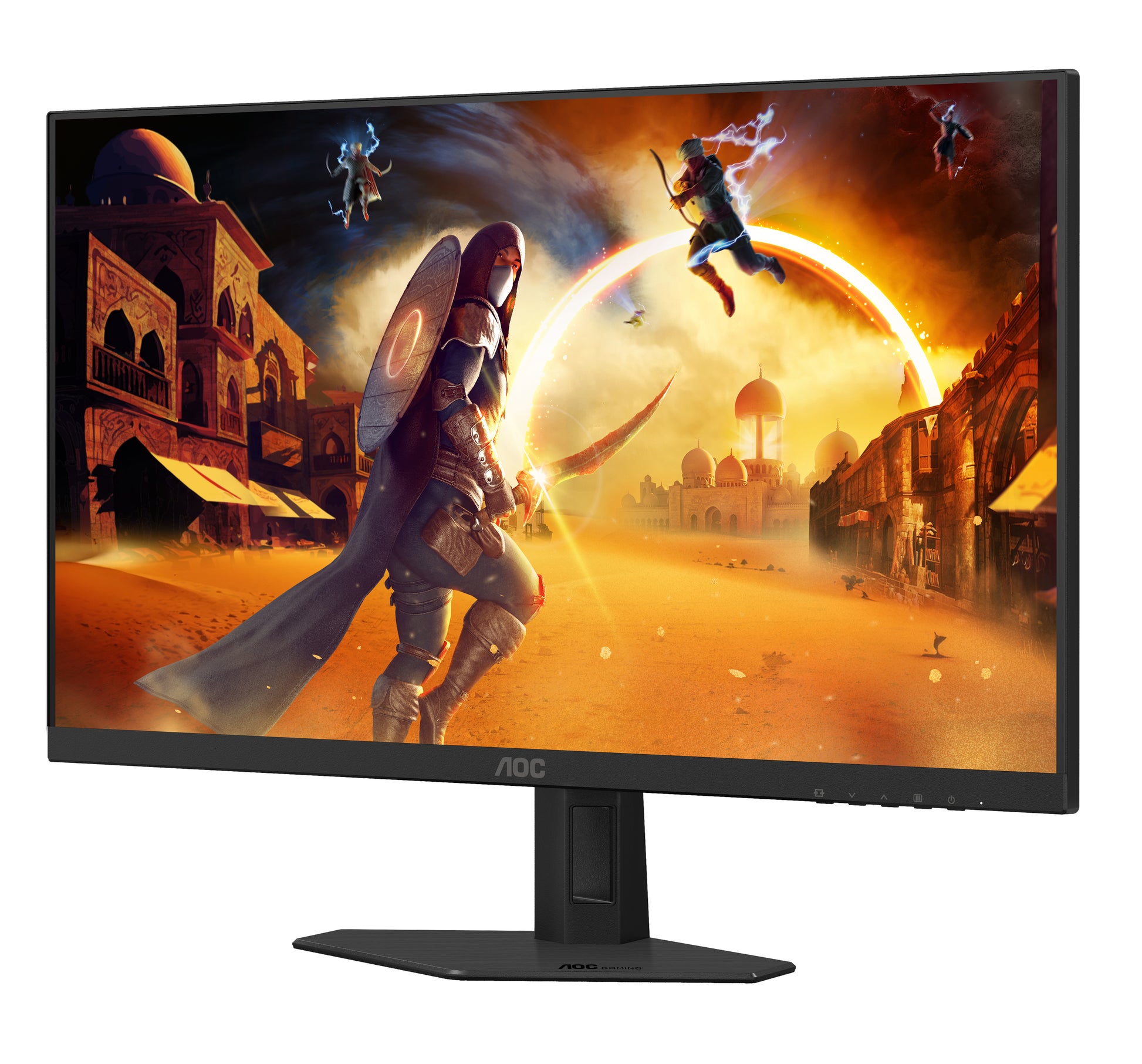 AOC 27G4HRE – Monitor, 27", 1920 × 1080 (Full HD), IPS, 200 Hz, Integrierte Lautsprecher, Rot