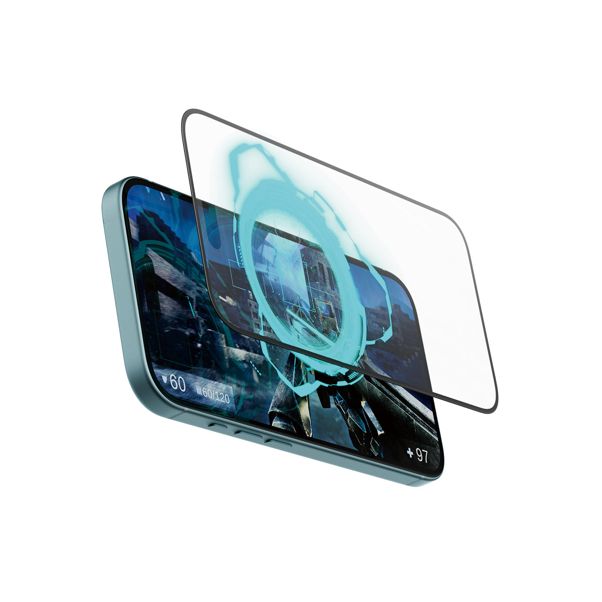 PanzerGlass Ultra-Wide Fit Gaming Displayschutzglas – für iPhone 15/16