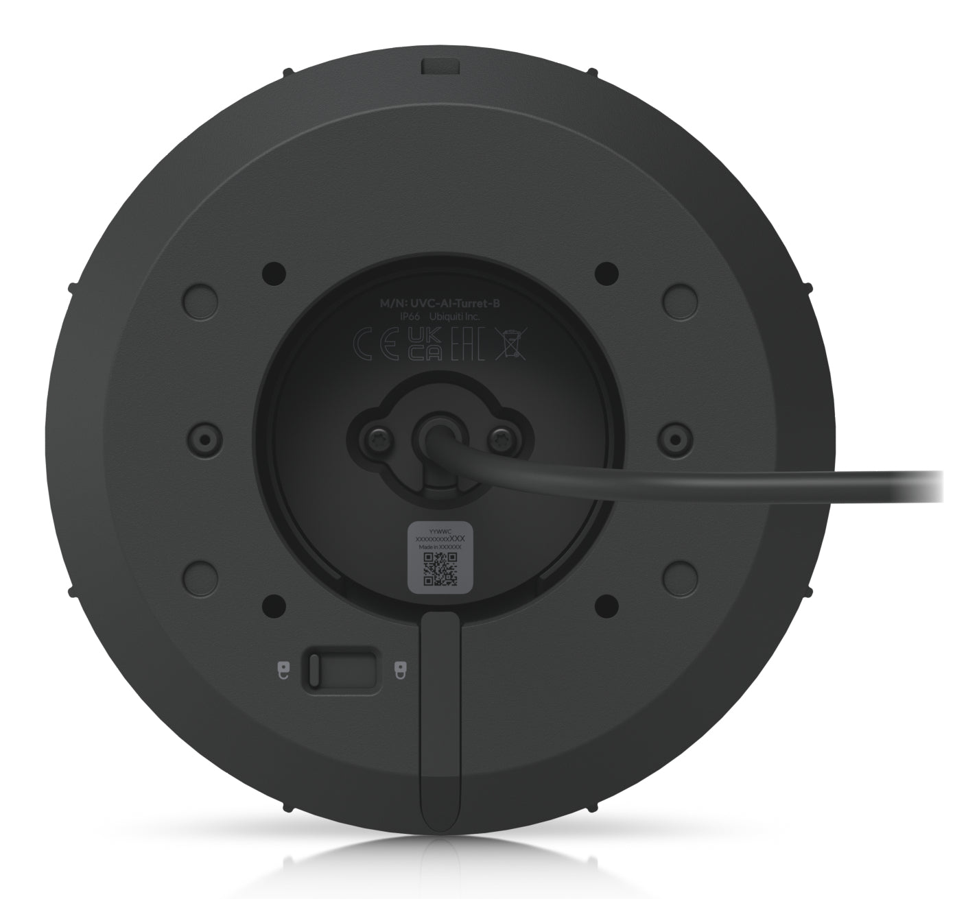 Ubiquiti UVC-AI-TURRET-B Turret-Kamera – 4K, PoE, wetterfest, schwarz