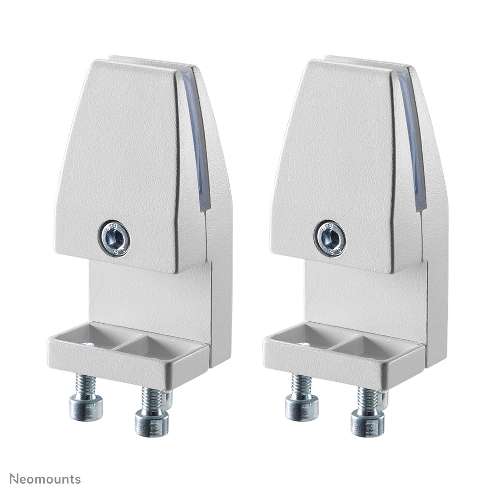 Neomounts Klemmen-Set – weiss, für Tischplatten 25–40 mm, 2er-Set