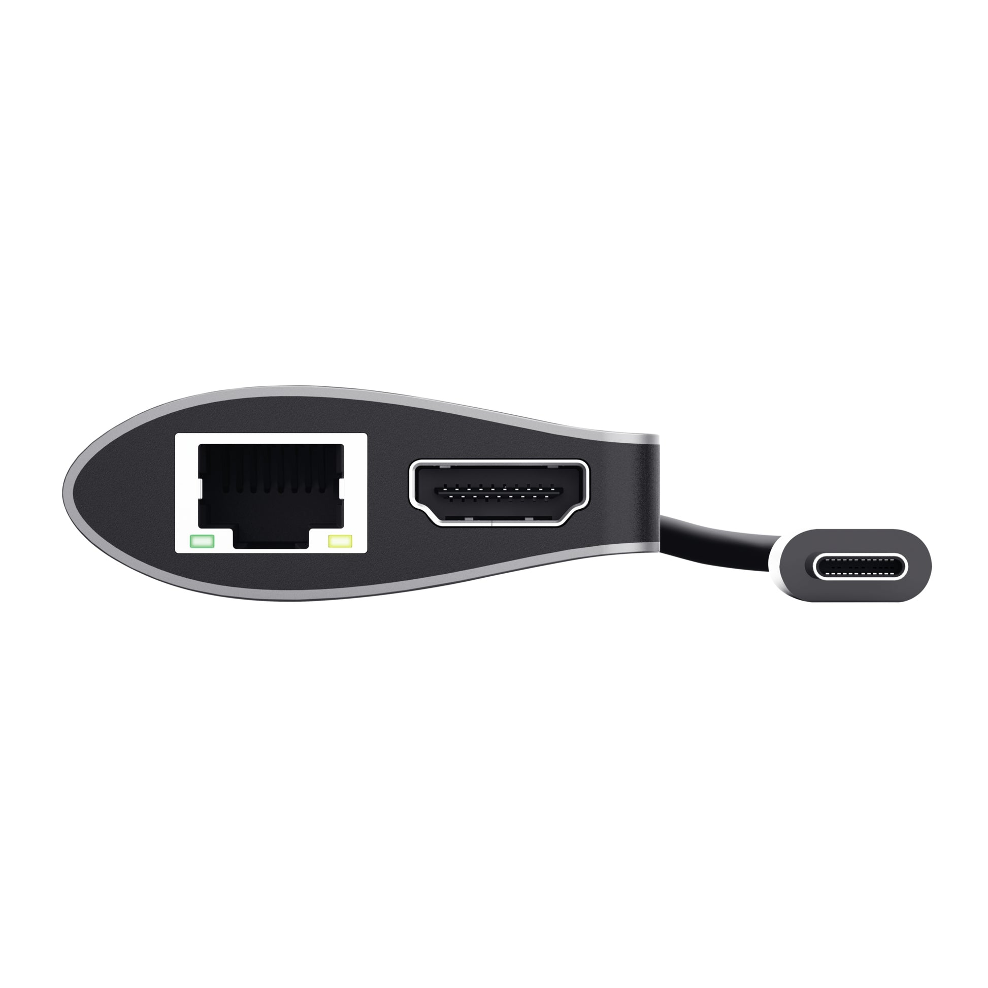 Trust Dalyx 7-in-1 USB-C-Hub – für USB-C-Geräte, HDMI, Gigabit-LAN, Silber