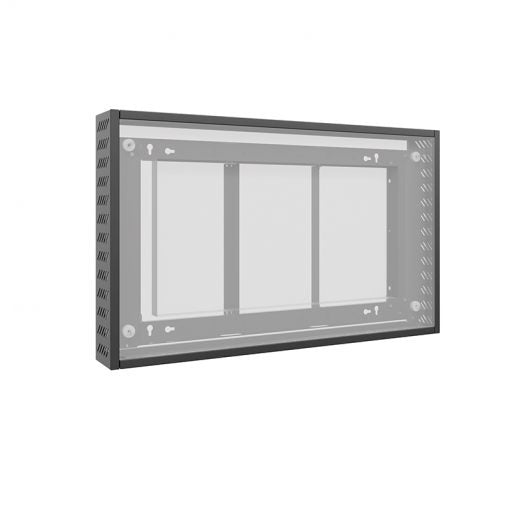 Hagor 5869 Rahmen – hochwetterfest, 1'031×638×141 mm – für Samsung OH 46 Serie – Schwarz