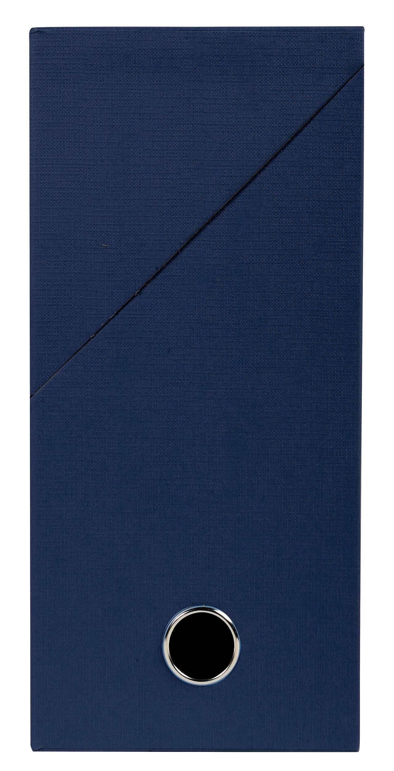 Exacompta Archivschachtel – für A4, B 255 × H 340 × T 120 mm, 1'000 Blatt, dunkelblau, Karton