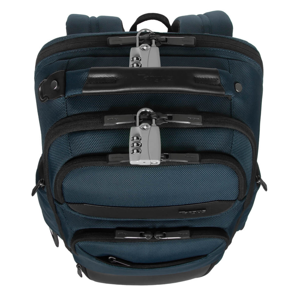 Targus HeritageLuxe 15-16 Rucksack – Fronttasche, Blau