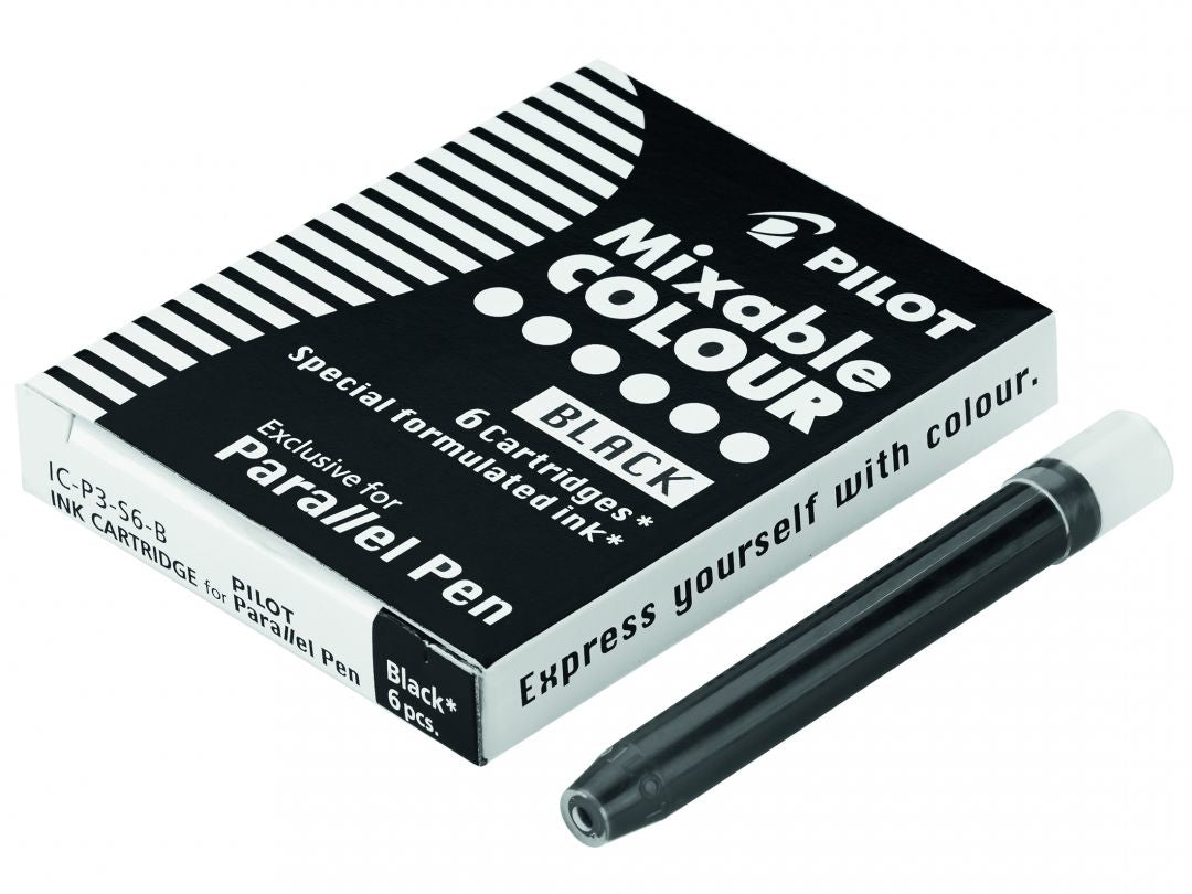 Pilot IC-P3 Füllhalter-Patrone – Schwarz, 6er-Pack