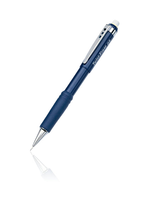 Pentel Twist-Erase Druckbleistift – 0,5 mm, Blau, inkl. Radierer