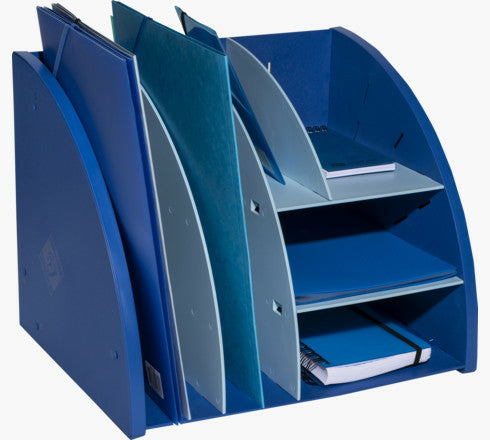 Exacompta Organizer Bee Blue – für ISO-A-Formate A5, A6 – 356 × 282 × 282 mm